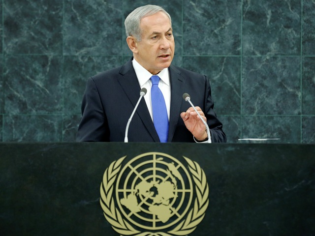 PM Netanyahu addresses UN General Assembly: 01 Oct 2013 Copyright: UN Photo/Evan Schneider